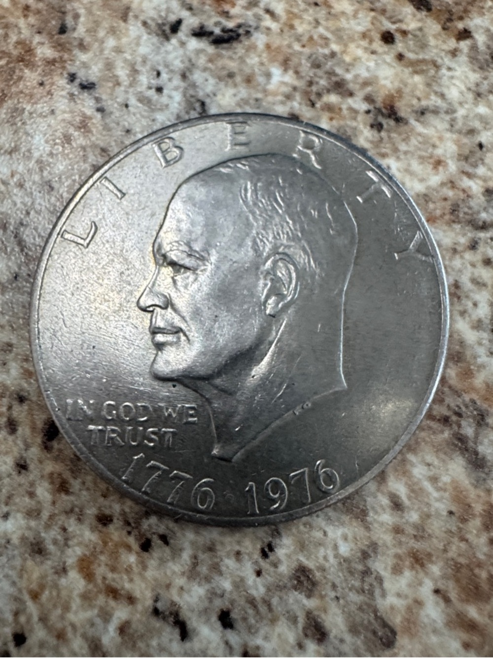 Bicentennial Eisenhower One Dollar Coin/ NO mint mark